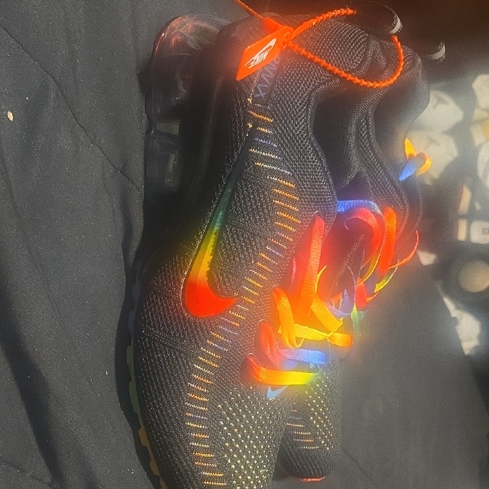 Nike Black with Vibrant Accents Sneakers